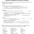 Elements Compounds  Mixtures Worksheet