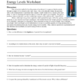 Emission Spectra And Energy Levels Worksheet