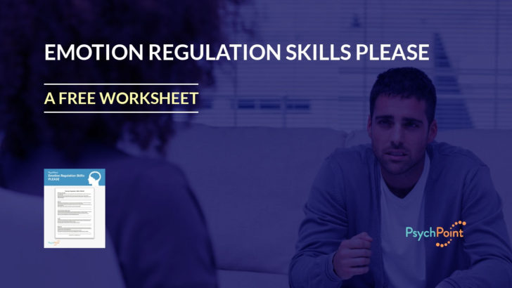 Emotion Regulation Skills Please Worksheet Psychpoint — db-excel.com