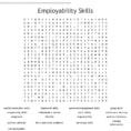 Employability Skills Word Search  Word