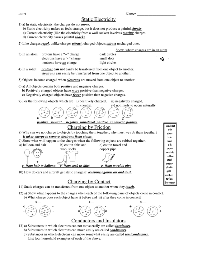 E\my Documents\snc1D\elec\static Worksheet Answerswpd