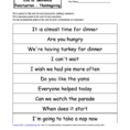 End Of Sentence Punctuation Printable Worksheets
