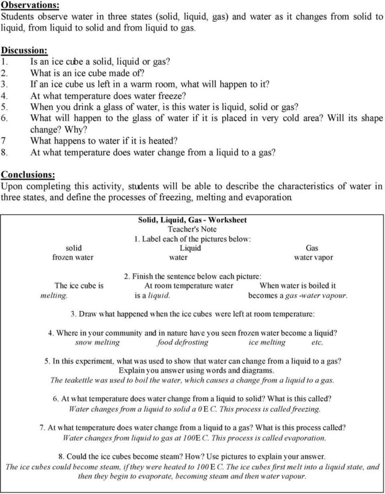 Energy Transfer In The Atmosphere Worksheet Answers — db-excel.com