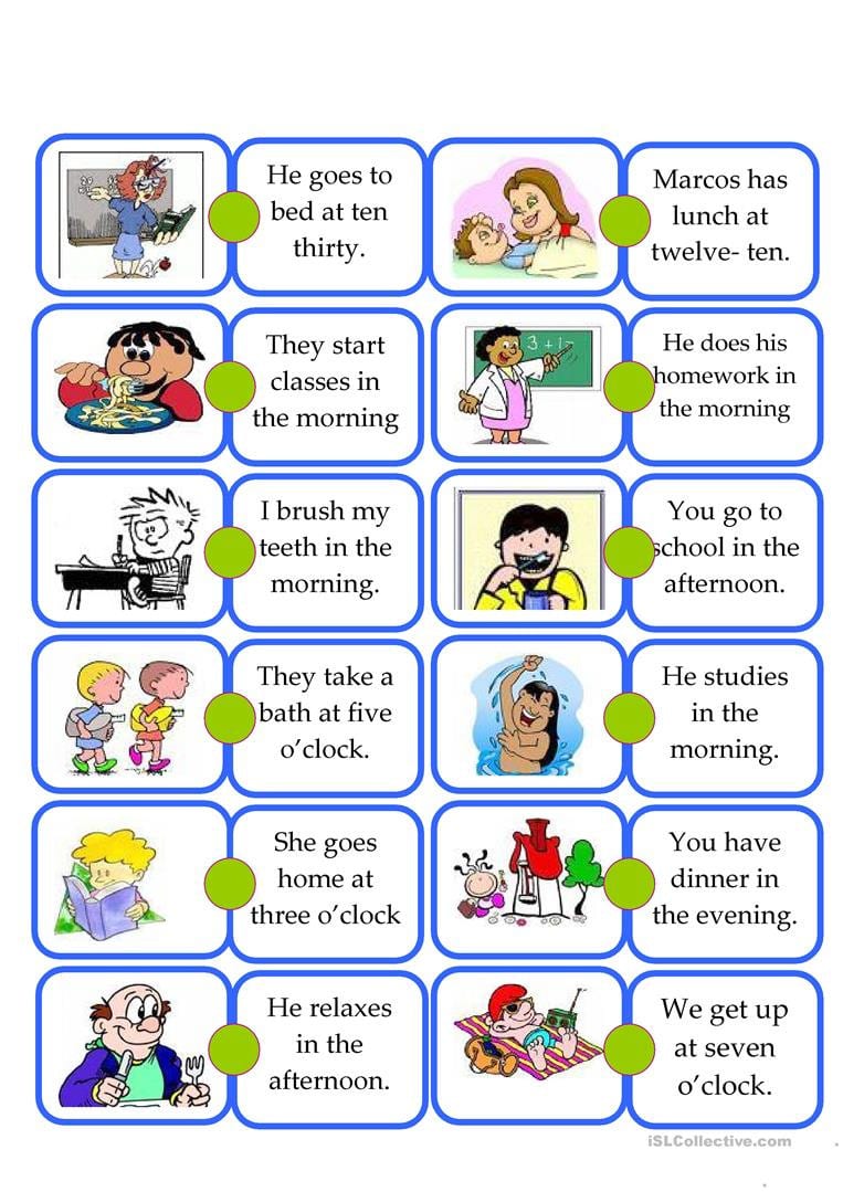 Esl English Worksheets For Kindergarten