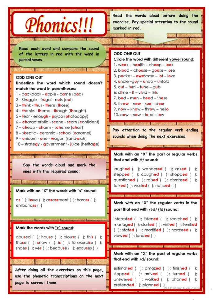English Esl Vowel Sound Worksheets  Most Downloaded 28 Results