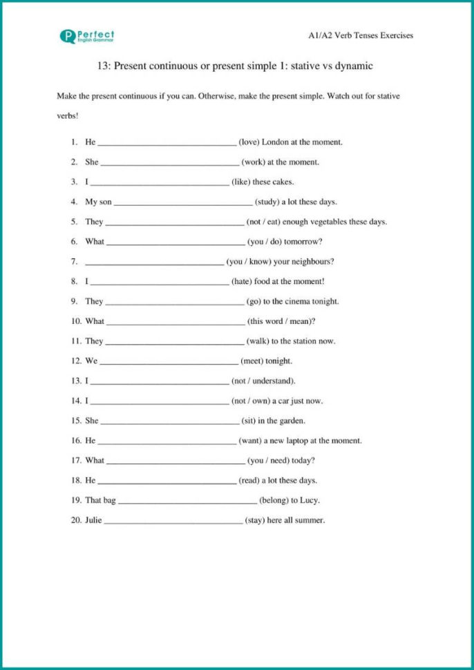English Grammar Exercises And Quizzes