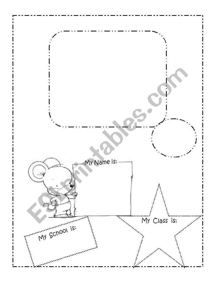 Design A New Book Cover Worksheet