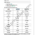 English Worksheets Identify Parts Of Speech