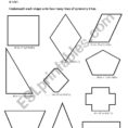 English Worksheets Lines Of Symmetry