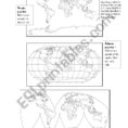 English Worksheets Map Projections
