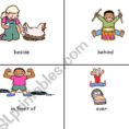 English Worksheets Pictures For Positional Words