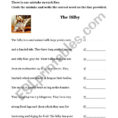 English Worksheets Proofreading The Bilby