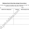 English Worksheets Reading Comprehension Strategy Text