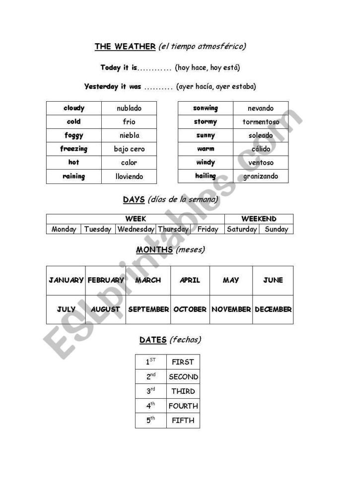 English Worksheets Spanish And English Numbers