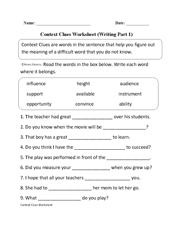 11Th Grade Vocabulary Worksheets Pdf Db excel