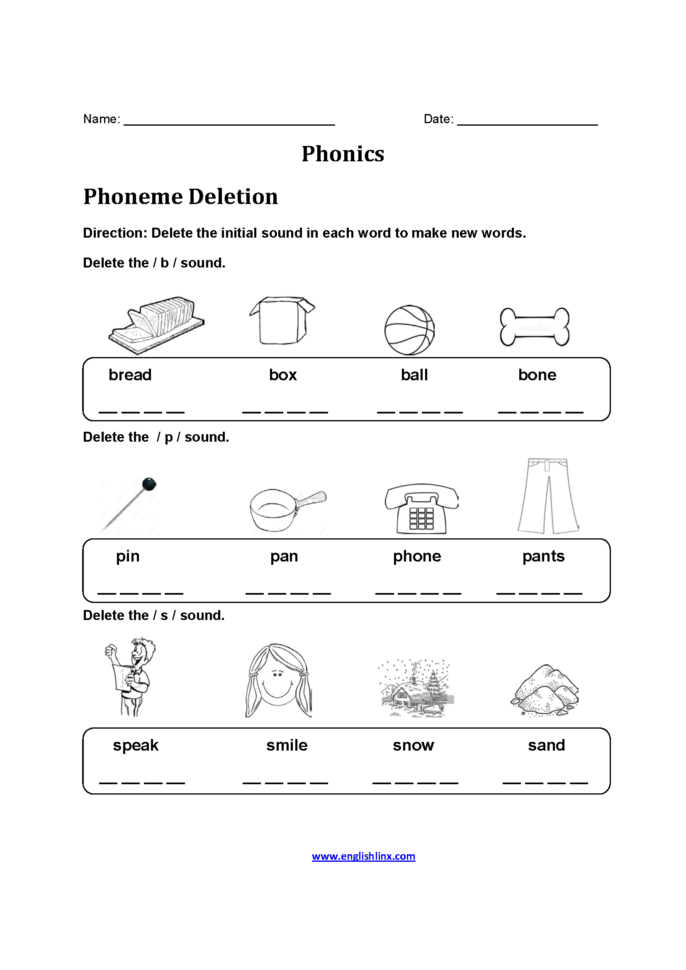 Englishlinx  Phonics Worksheets