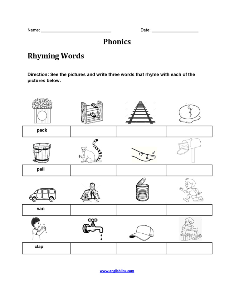 Englishlinx  Phonics Worksheets
