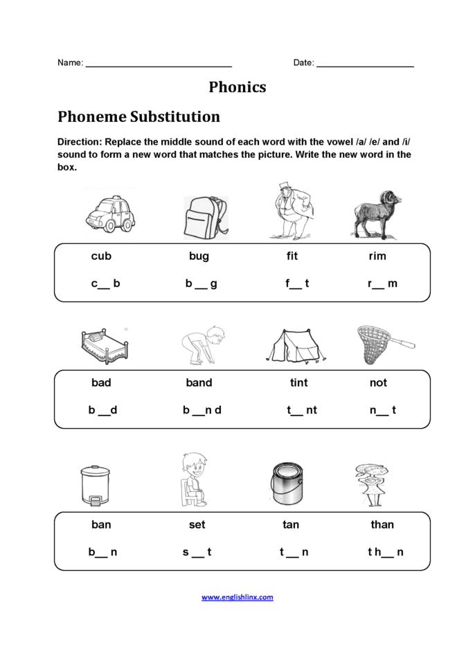 Englishlinx  Phonics Worksheets