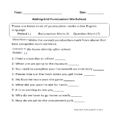 Englishlinx  Punctuation Worksheets