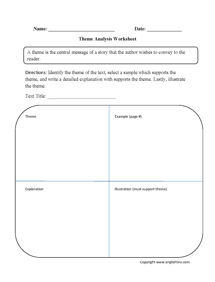 Englishlinx  Theme Worksheets