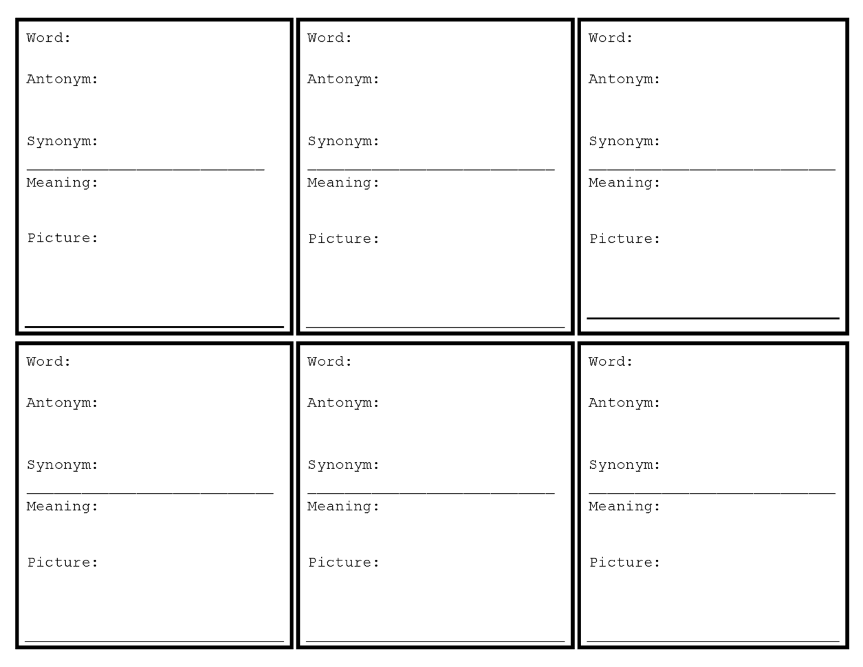 Englishlinx  Vocabulary Worksheets