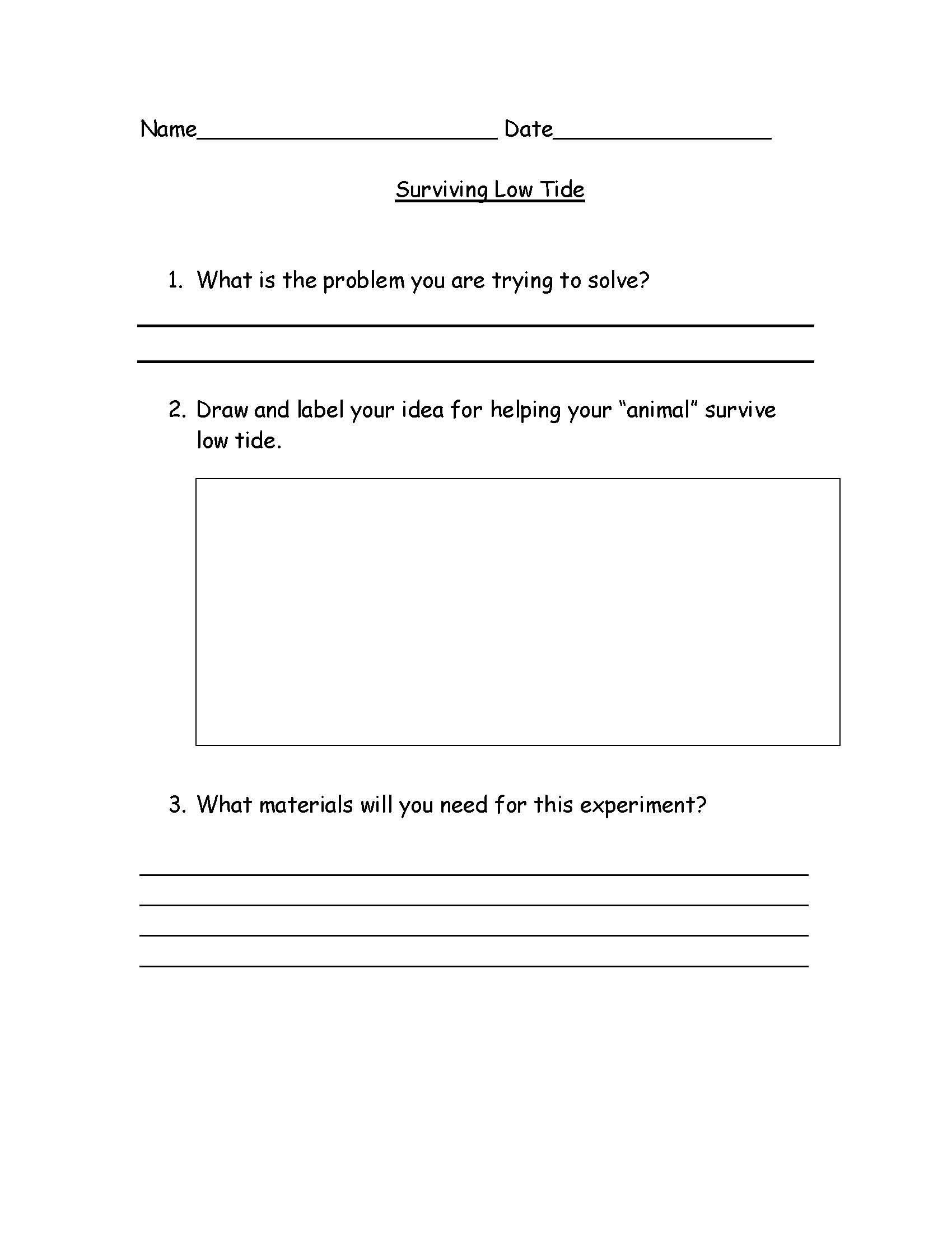 Environmental Science Worksheets For High School