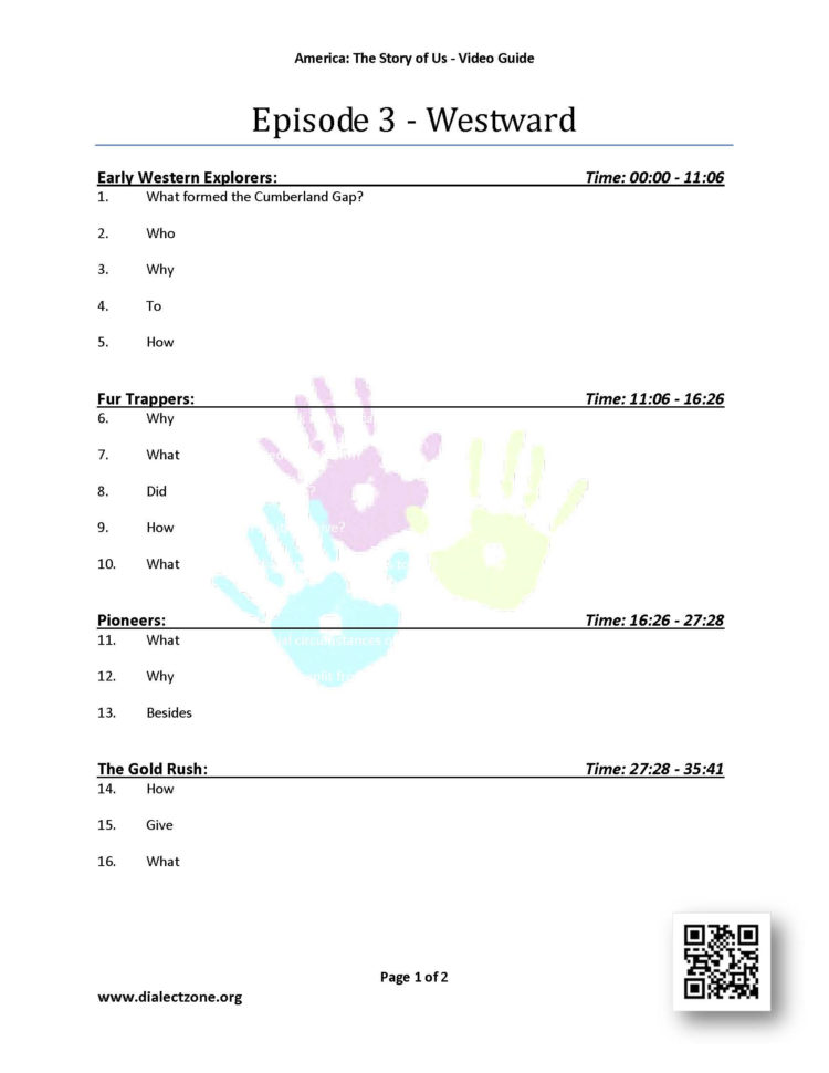 Episode 3  Westrd  Worksheet Atsouep3  199
