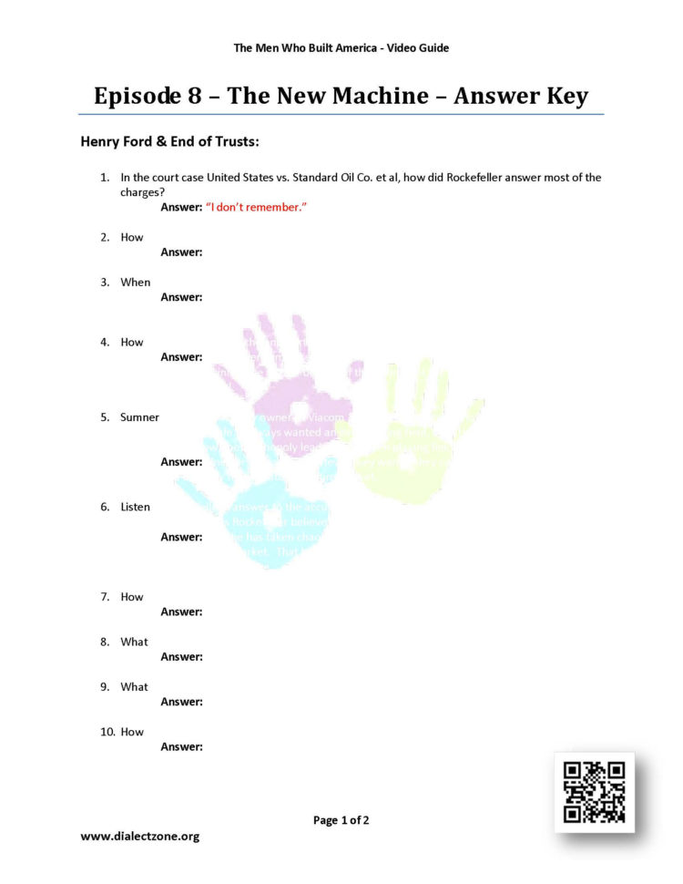 Episode 8  The New Machine  Answer Keys Tmwbaep8Key