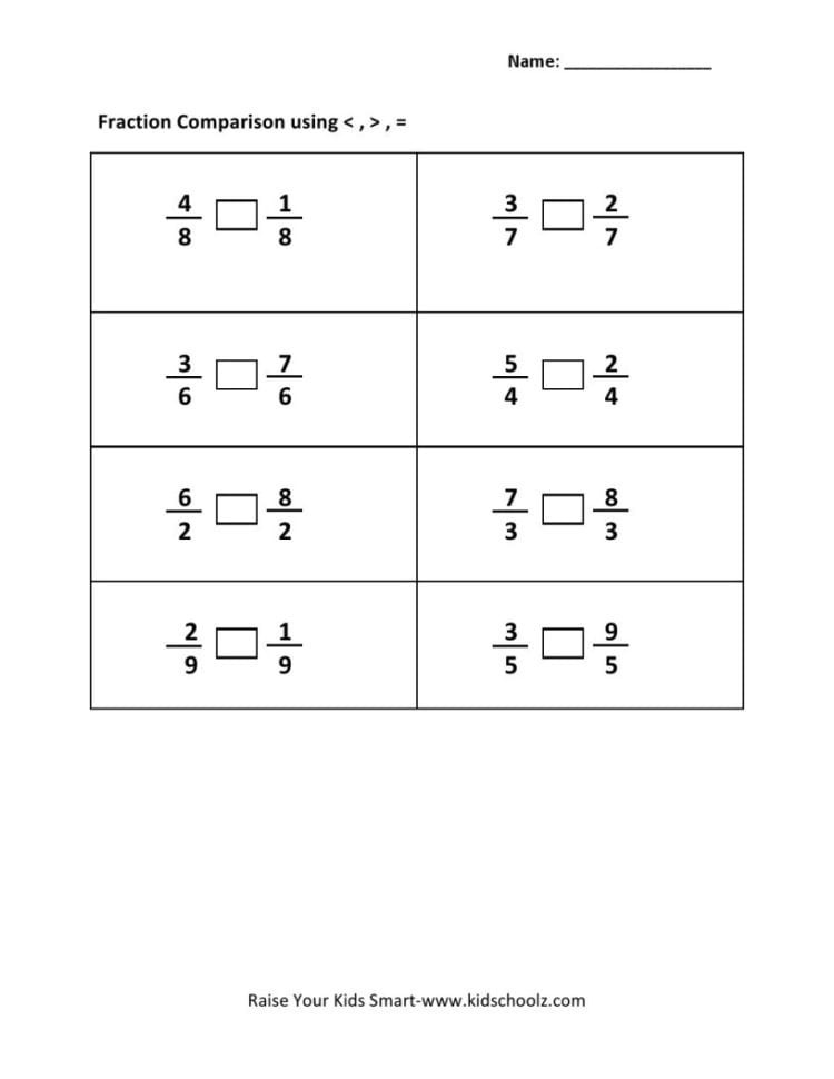 Equivalent Fractions Worksheet 4Th Grade To Download Free