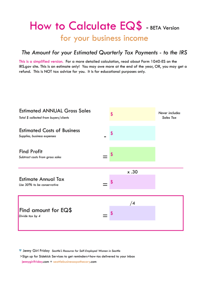 Estimated Quarterly Payments To The   What Are They Do