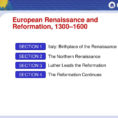 European Renaissance And Reformation 1300– Ppt Download