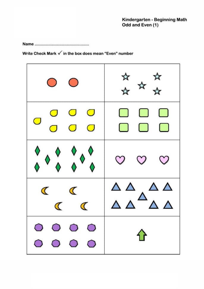 Even Odd Worksheets  Activity Shelter