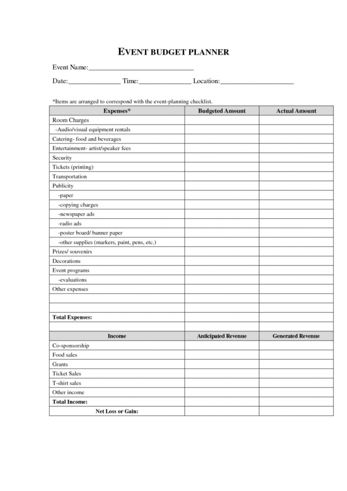 Event Planning Spreadsheet Large Size Of Checklist