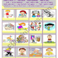 Everyday Actions  School And Home Rules  Esl Worksheet