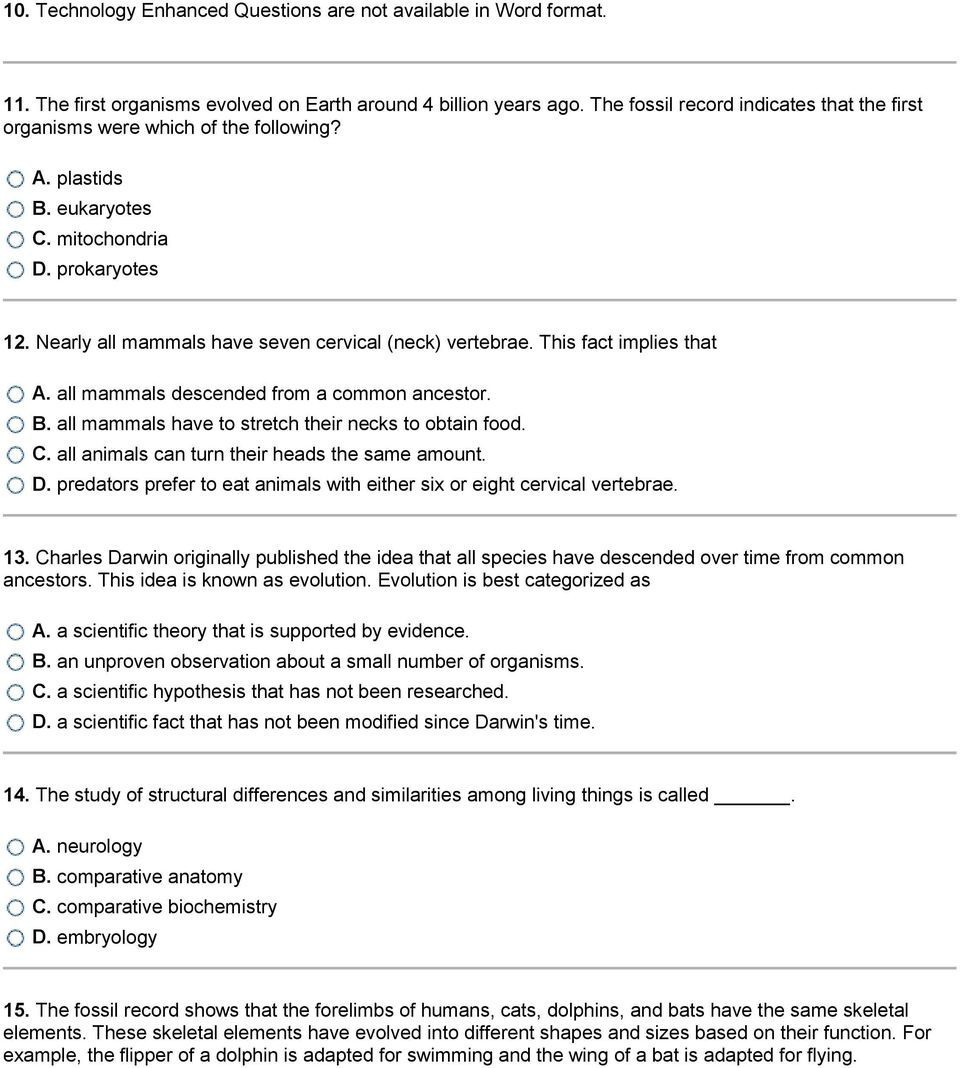 Evolution Vocabulary Worksheet Evolution Vocabulary Db excel