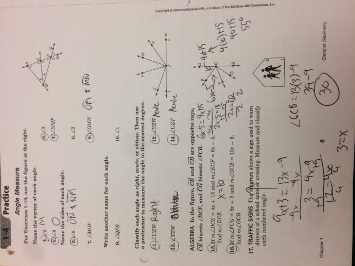 3 2 Practice Angles And Parallel Lines Worksheet Answers