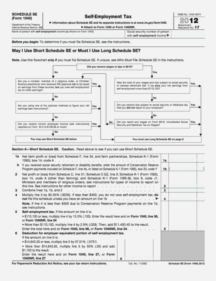 Example Form Self Employed Unique Tax Business Deductions