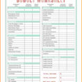 Example Of Monthly Budget Excel Spreadsheet