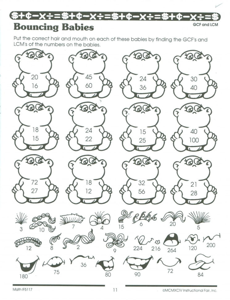 Exceptional Printable F And Lcm Word Problems Worksheet Answer Key