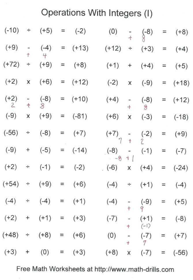 Exponents Worksheets Grade 7 – Bluedotsheetco