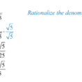 Extracting Square Roots