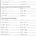 Factoring The Difference Of Two Squares Worksheet Factoring