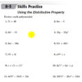 Factoring Using The Distributive Property Worksheet 10 2