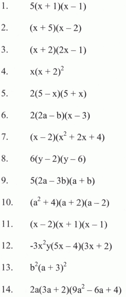 Factoringpolynomials