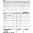 Family Budget  Ancial Spreadsheet Retirement