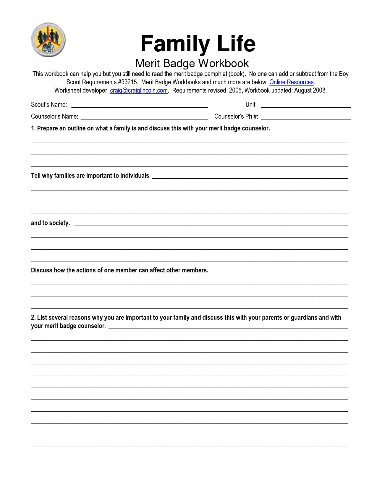 Family Therapy Worksheets db excel com