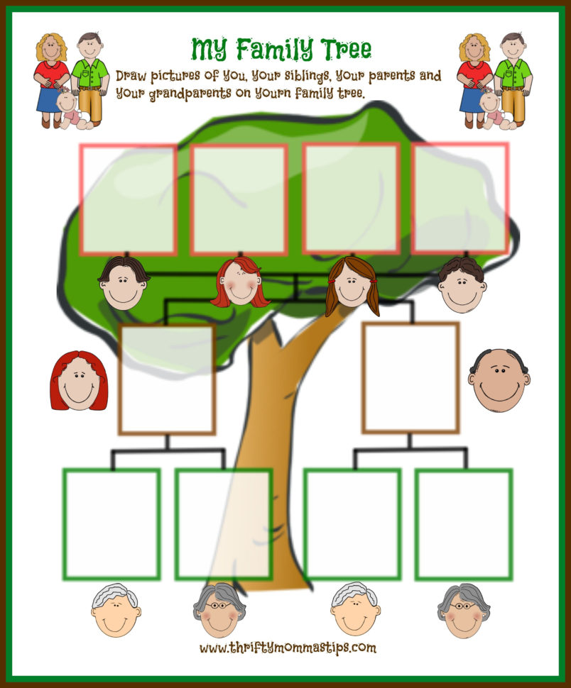 Family Tree Printable  Room Surf
