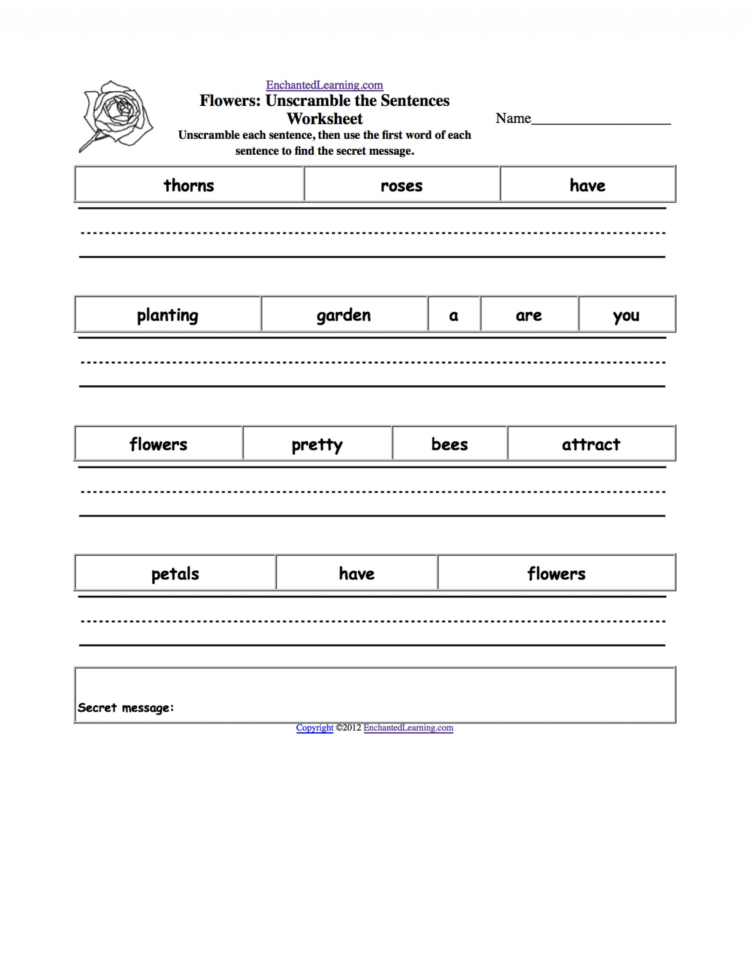 Fantastic Unscramble Words Printable Word Worksheets With
