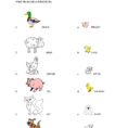 Farm Animals And Their Babies  English Esl Worksheets