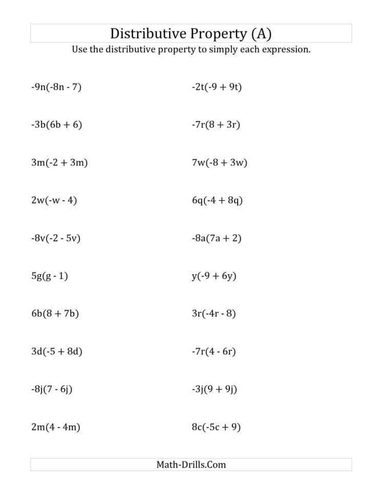 Fascinating Simplifying Algebraic Expressions Worksheets